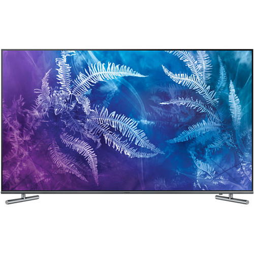 Телевизор 55" Samsung QE55Q6FAM (QLED, 4K UHD 3840x2160, Smart TV, USB, HDMI, Bluetooth, Wi-Fi) серый 