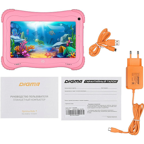 Планшет Digma Optima Kids 7 розовый