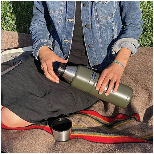 Thermos Термос KING SK2010 AG, хаки, 1,2 л.