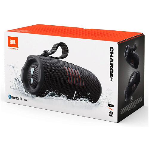 Портативная bluetooth-колонка JBL Charge 6 Black