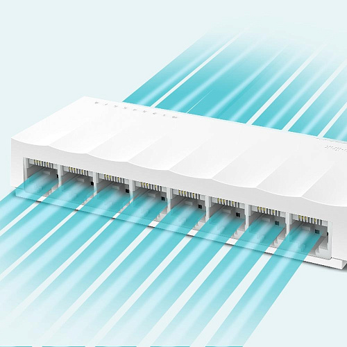 Коммутатор TP-LINK LS1008 неуправляемый 8 портов 10/100Мбит/с