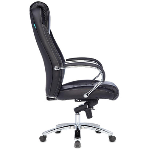 Кресло руководителя Бюрократ T-9923SL/BLACK черный кожа крестовина хром
