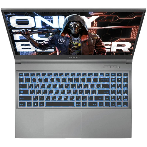 Ноутбук Maibenben X-Treme Typhoon X15A-R77435 AMD Ryzen 7 7435H/16Gb/512Gb SSD/NV RTX3050 6Gb/15.6" FullHD/DOS Grey
