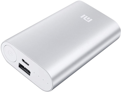 Внешний аккумулятор Xiaomi 10000 mAh, серебристый