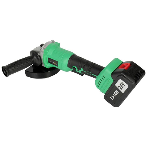 Аккумуляторная угловая шлифмашина Zitrek ZKAG20-125 PRO (125мм, 20B, Li-Ion аккум. 4 Aч - 1шт, ЗУ, кейс) 083-1078