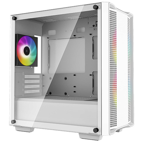 Корпус MicroATX Minitower Deepcool CC360 WH ARGB белый