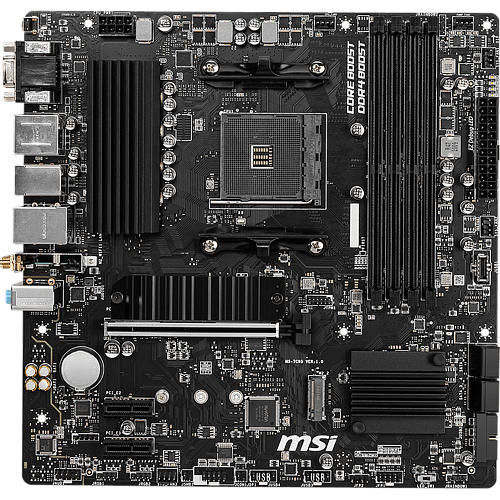 Материнская плата MSI B550M Pro-VDH WiFi Socket-AM4 AMD B550 4xDDR4, 4xSATA3, RAID, 2xM.2, 1xPCI-E16x, 4xUSB3.2, D-Sub, DP, HDMI, Glan, mATX УЦЕНКА