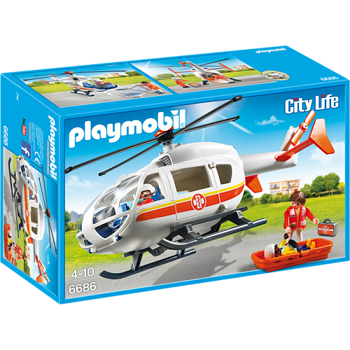 Playmobil Детская клиника: Вертолет скорой помощи 6686