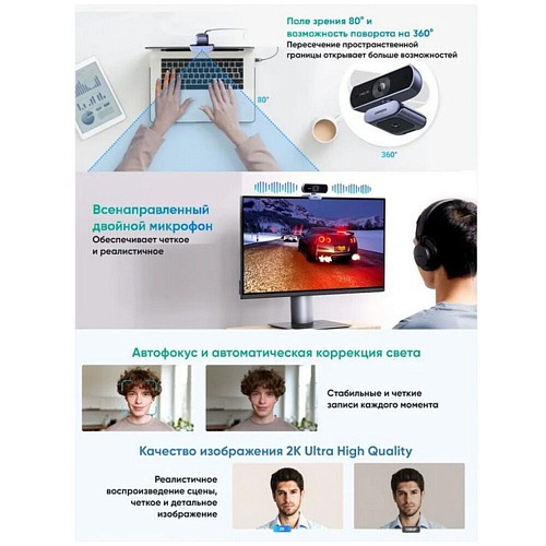 Web-камера Ugreen CM717 (25442)