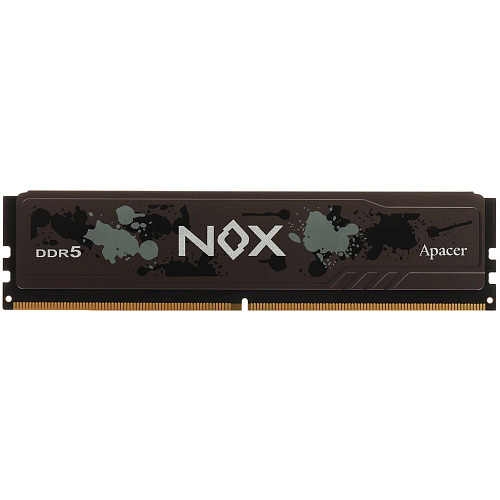 Модуль памяти DIMM 16Gb DDR5 PC48000 6000MHz Apacer NOX Black (AH5U16G60C622MBAA-1)