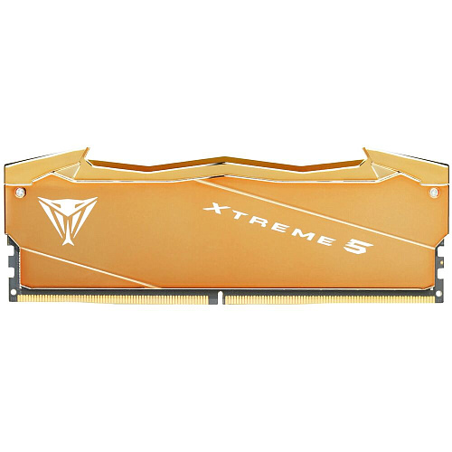 Модуль памяти DIMM 32Gb 2х16Gb DDR5 PC51200 6400MHz Patriot Memory Viper Xtreme 5 Aurum (VXA532G6432K)