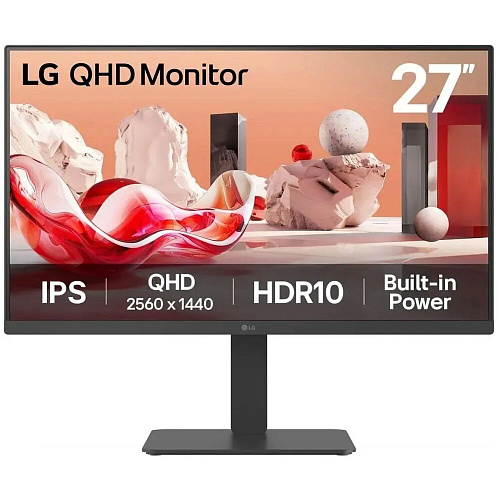 Монитор 27" LG 27BA45QB-B IPS 2560x1440 5ms HDMI, DisplayPort