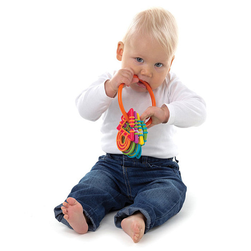 Погремушка Playgro с прорезывателем Волшебные кольца 4011459