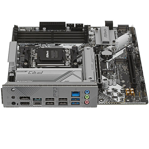 Материнская плата ASRock B650M Pro RS B650 Socket AM5 4xDDR5, 4xSATA3, RAID, 2xM.2, 2xPCI-E16x, 3xUSB3.2, 1xUSB3.2 Type C, DP, HDMI, 2.5Glan, mATX