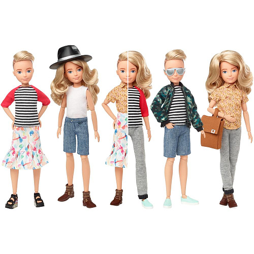 Mattel Creatable World Делюкс кукла+одежда с аксессуарами DC-414 GGT67
