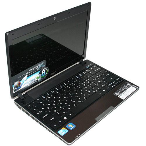 Ноутбук Acer Aspire TimeLineX 1830T-38U2G32icc Core i3 380UM/2Gb/320Gb/11.6"/Win7 HB/brown (LX.PTT01.004)