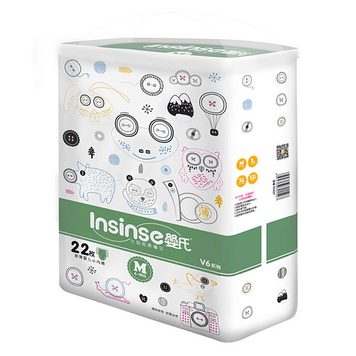 Трусики-подгузники Insinse V5S M (6-9 кг) 22 шт