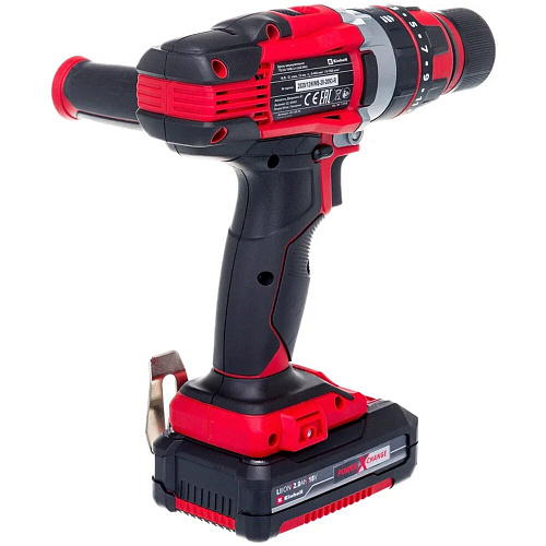 Аккумуляторная дрель-шуруповерт Einhell PXC TE-CD 18/48 Li-i,18В,48Нм,400/1500об/мин,патрон13мм,2х2.0Ач,кейс 4513935
