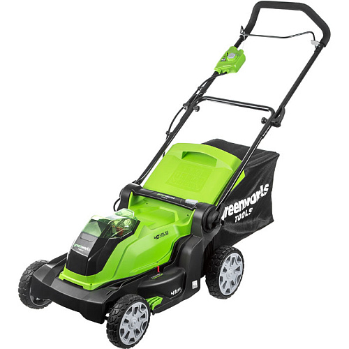 Аккумуляторная газонокосилка Greenworks 40V G40LM41 2504707