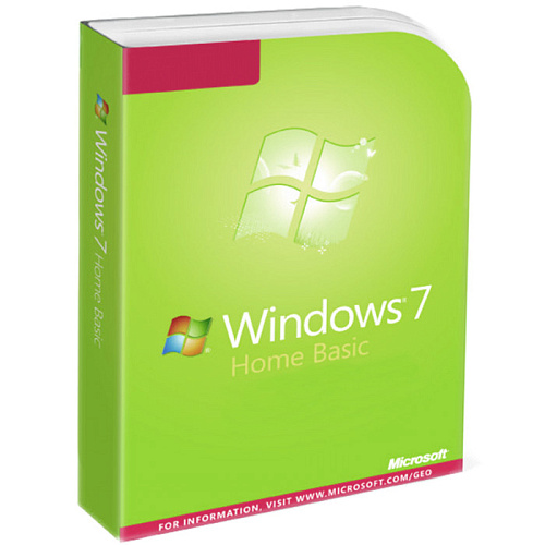 Microsoft Windows 7 Home Basic DVD BOX 32bit