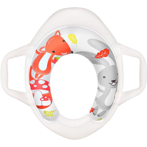 Накладка на унитаз Roxy Kids с ручками. Лесная сказка RTS-622-1R