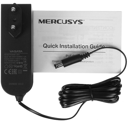 Коммутатор Mercusys MS106LP 6 ports 4 ports PoE+ 10/100Mbps неуправляемый