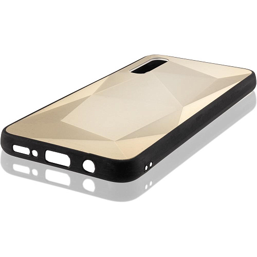 Чехол для Samsung Galaxy A50 (2019) SM-A505 Brosco Diamond золотистый