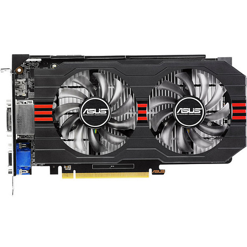 Видеокарта ASUS 2048Mb GF GTX 650Ti GTX650TI-OC-2GD5 2xDVI, HDMI, VGA Ret