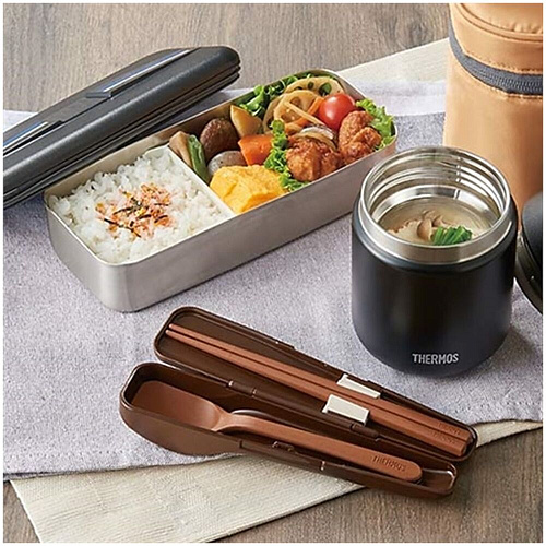 THERMOS Термос для еды JBR-501 BK, черный, 0,5 л.