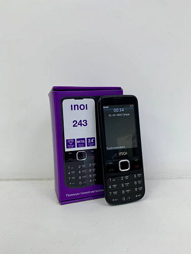 Мобильный телефон Inoi 243 Black УЦЕНКА