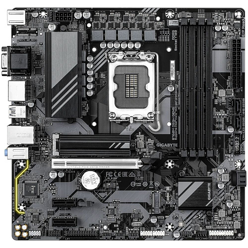 Материнская плата Gigabyte B760M DS3H GEN5 B760 Socket-1700 4xDDR5, 4xSATA3, RAID, 2xM.2, 1xPCI-E16x, 3xUSB3.2, 1xUSB3.2 Type C, D-Sub, 2xDP, HDMI, 2.5Glan, mATX УЦЕНКА