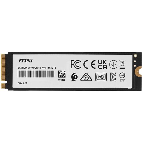 Внутренний SSD-накопитель 2000Gb MSI Spatium M560 S78-440Q940-P83 M.2 2280 PCIe NVMe 5.0 x4