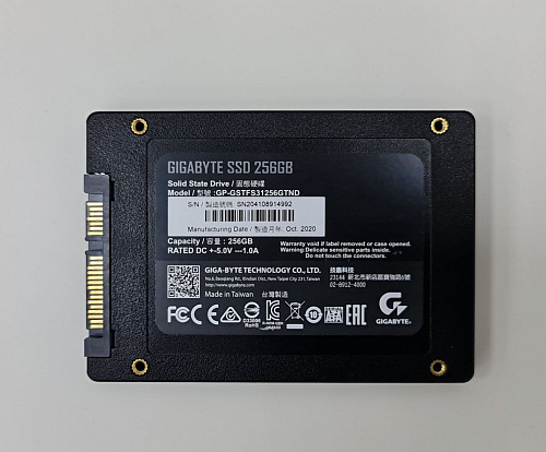 Внутренний SSD-накопитель 256Gb Gigabyte (GP-GSTFS31256GTND) SATA3 2.5" УЦЕНКА