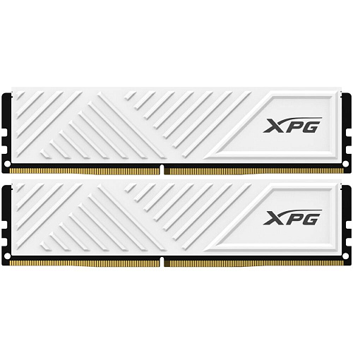Модуль памяти DIMM 32Gb 2х16Gb DDR4 PC25600 3200MHz ADATA XPG Gammix D35 White (AX4U320016G16A-DTWHD35)