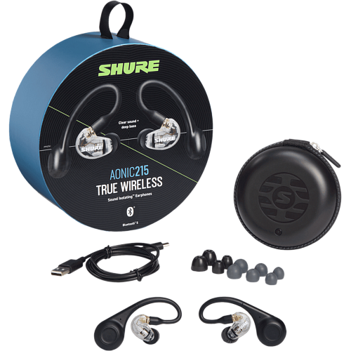 Bluetooth гарнитура Shure SE215-CL-TW1-EFS Clear