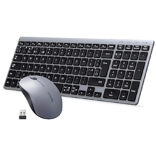 Клавиатура+мышь Ugreen MK552 (85513RU) Wireless Black\Grey
