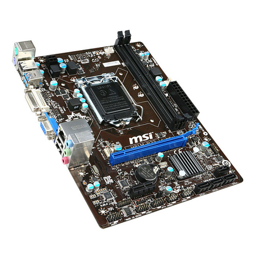 Материнская плата MSI H81M-P33 H81 Socket-1150 2xDDR3, 2xSATA3, 1xPCI-E16x, 2xUSB3.0, Glan mATX УЦЕНКА