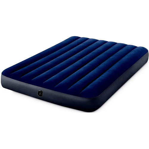 Надувной матрас Intex Classic Downy Airbed 64758, синий 191х137х25 см