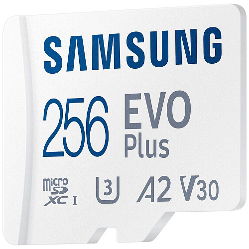 Карта памяти Micro SecureDigital 256Gb SDXC Samsung Evo Plus class10 UHS-I U3 (MB-MC256SA) УЦЕНКА