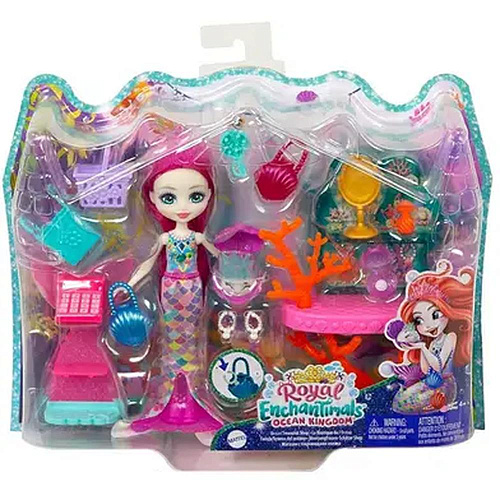 Enchantimals Mattel Сюжетный игровой набор GJX35 Магазин с сокровищами океана