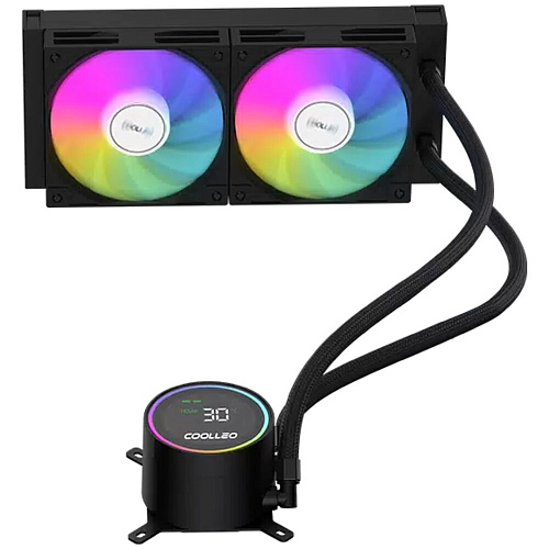 Система водяного охлаждения Coolleo ICE Fairy DIG 240 LITE BK Black (DIG-240-LITE-BK) S115x/1200/1700/1851, AM4/AM5