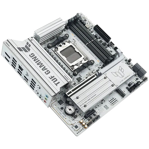 Материнская плата ASUS TUF Gaming B850M-Plus WiFi7 W B850 Socket AM5 4xDDR5, 4xSATA3, RAID, 3xM.2, 2xPCI-E16x, 7xUSB3.2, 1xUSB3.2 Type C, DP, HDMI, WiFi, 2.5Glan, mATX