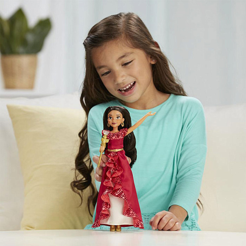 Кукла Hasbro Disney Princess Модная кукла Елена – принцесса Авалора и волшебный скипетр со световыми эффектами C0379