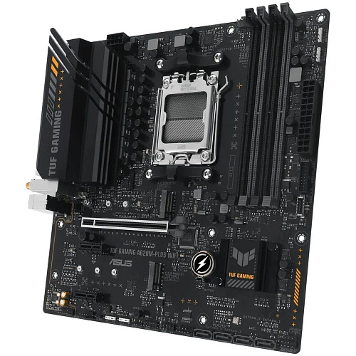 Материнская плата ASUS TUF Gaming A620M-Plus WiFi A620 Socket AM5 4xDDR5, 4xSATA3, 2xM.2, 1xPCI-E16x, 2xUSB3.2, 2xDP, HDMI, WiFi, 2.5Glan, mATX
