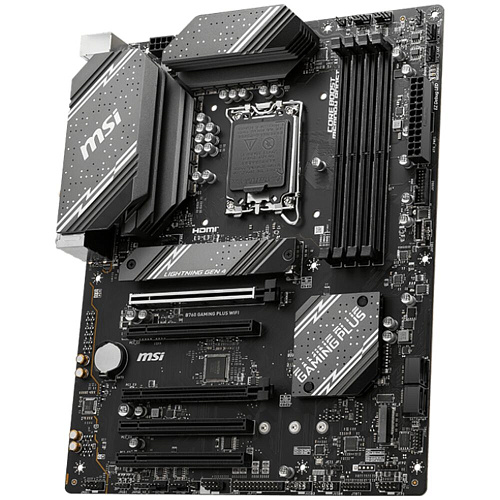 Материнская плата MSI B760 Gaming Plus WiFi B760 Socket-1700 4xDDR5, 4xSATA3, RAID, 2xM.2, 5xPCI-E16x, 2xUSB3.2, 1xUSB3.2 Type C, DP, HDMI, WiFi, 2.5Glan, ATX УЦЕНКА