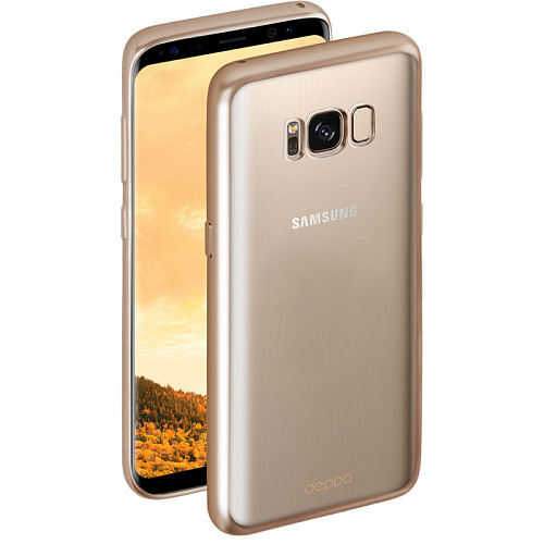 Чехол для Samsung Galaxy S8 SM-G950 Deppa Gel Case Plus , золотистый
