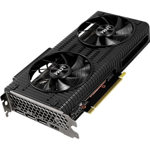 Видеокарта Palit GeForce RTX 3060 Ti 8192Mb, Dual OC 8GB LHR (NE6306TS19P2-190AD) 1xHDMI, 3xDP, Ret УЦЕНКА