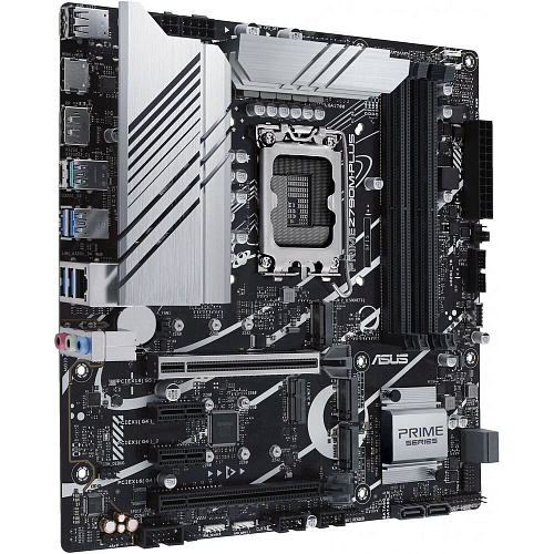 Материнская плата ASUS Prime Z790M-Plus Z790 Socket-1700 4xDDR5, 4xSATA3, RAID, 3xM.2, 2xPCI-E16x, 5xUSB3.2, 1xUSB3.2 Type C, DP, HDMI, Glan, mATX