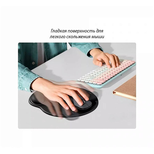 Коврик для мыши Ugreen LP668 (25244) Ergonomic Mouse Pad Grey