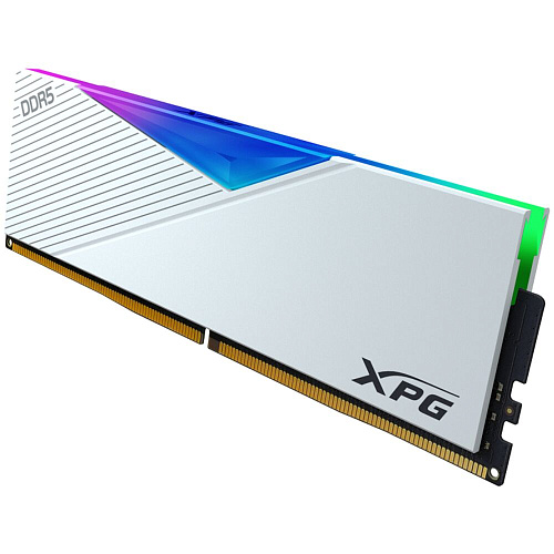 Модуль памяти DIMM 16Gb DDR5 PC48000 6000MHz ADATA Lancer Blade RGB White (AX5U6000C3016G-SLABRWH)